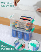 Storage Bins with Lids 6 Pack Clear Storage Containers, 7 Quart Stackable - Image 5