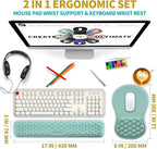 Hokafenle 2 in 1 Ergonomic Mouse Pad Wrist Support & Wrist Rest - Image 2