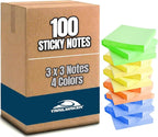 Trailmaker Sticky Notes Bulk Set, 3x3 Self Stick Memo Pads by TrailmakerBuiltforLife%E2%80%99sAdventuresBigandSmall
