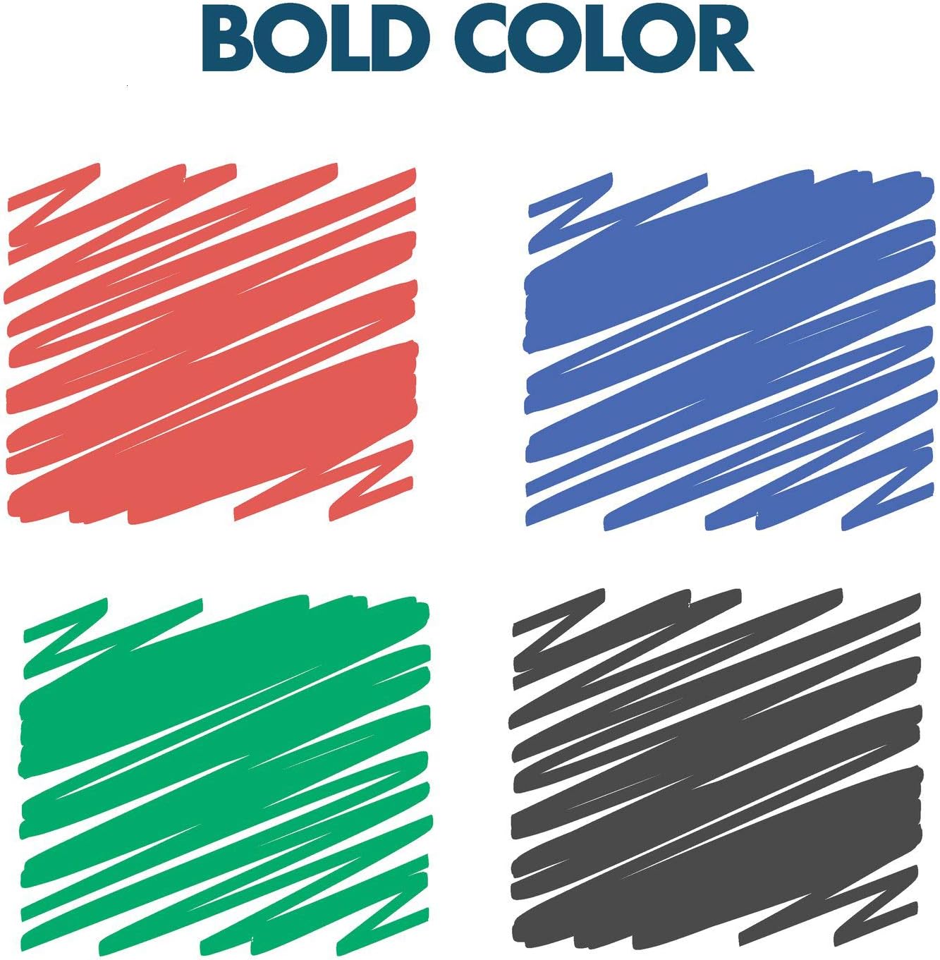 Quartet Glass Board Dry Erase Markers, Premium, Bullet Tip, Assorted Colors, 4 Pack (79552)