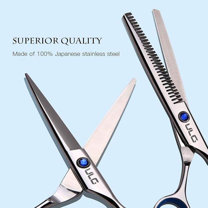 Hair Cutting Scissors Thinning Shears Kit ULG Professional Barber Hairdressing - Image 4