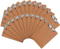 Clipboards, HERKKA 25 Pack Hardboard Office Clipboards Low Profile Clip by HERKKA