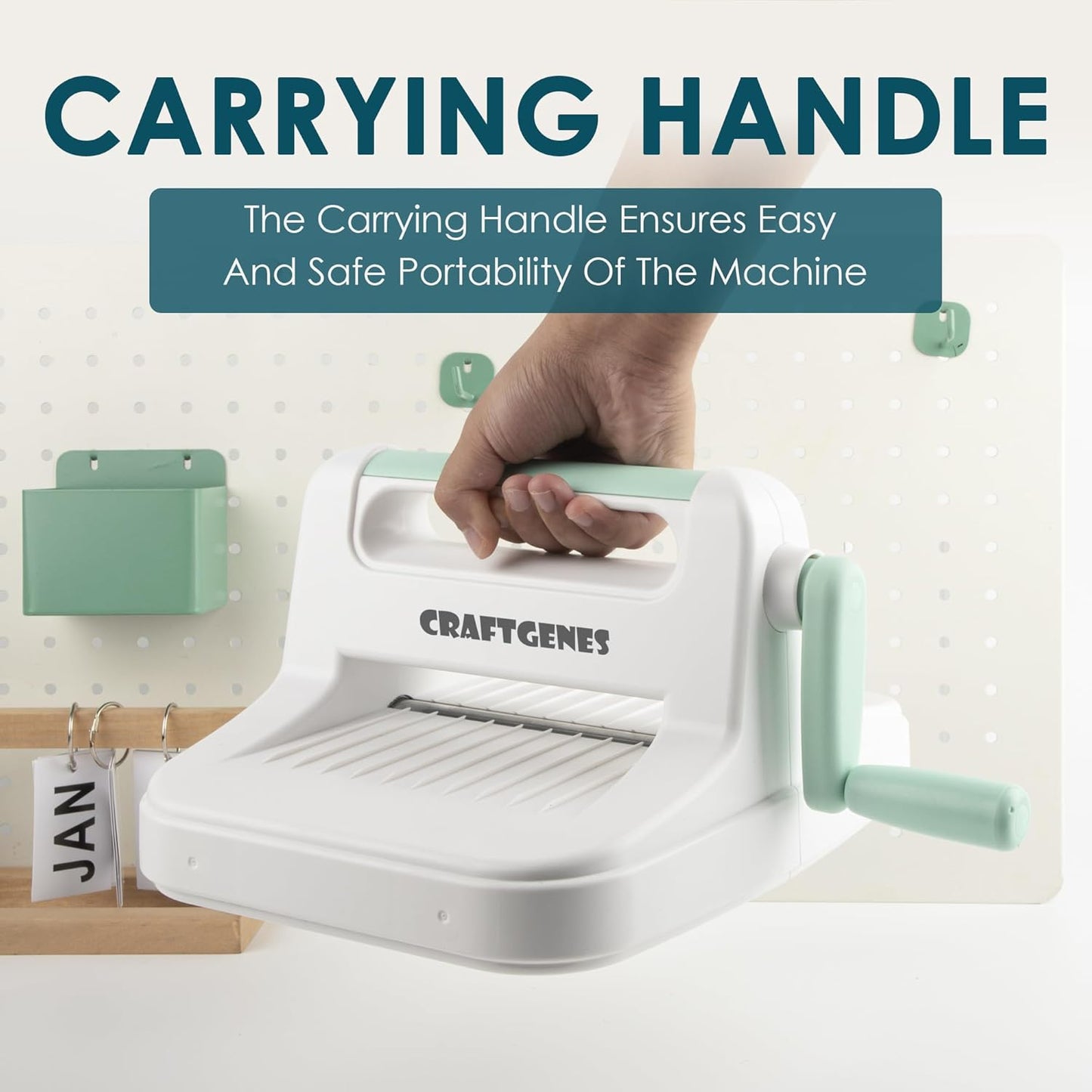 Die Cutting Machine, Manual Embossing Machine 6'' Opening Size for Cardmaking, Scrapbooking, and DIY Crafts – Complete Set with A5 Die Cuts, Embossing Folders, and Plates