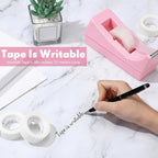 Yahenda 10 Pack Pink Desktop Tape Dispenser Non Skid Base - Image 6