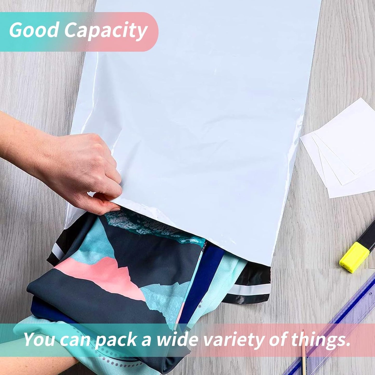 10" x 13" Poly Mailers Shipping Mailing Envelopes Bags, Envelopes Shipping Bags Self Sealing 2.5Mil (1000 Bags)