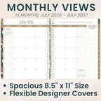 bloom daily planners 2026-2027 Planner 13 Month Academic Year Organizer - Image 3