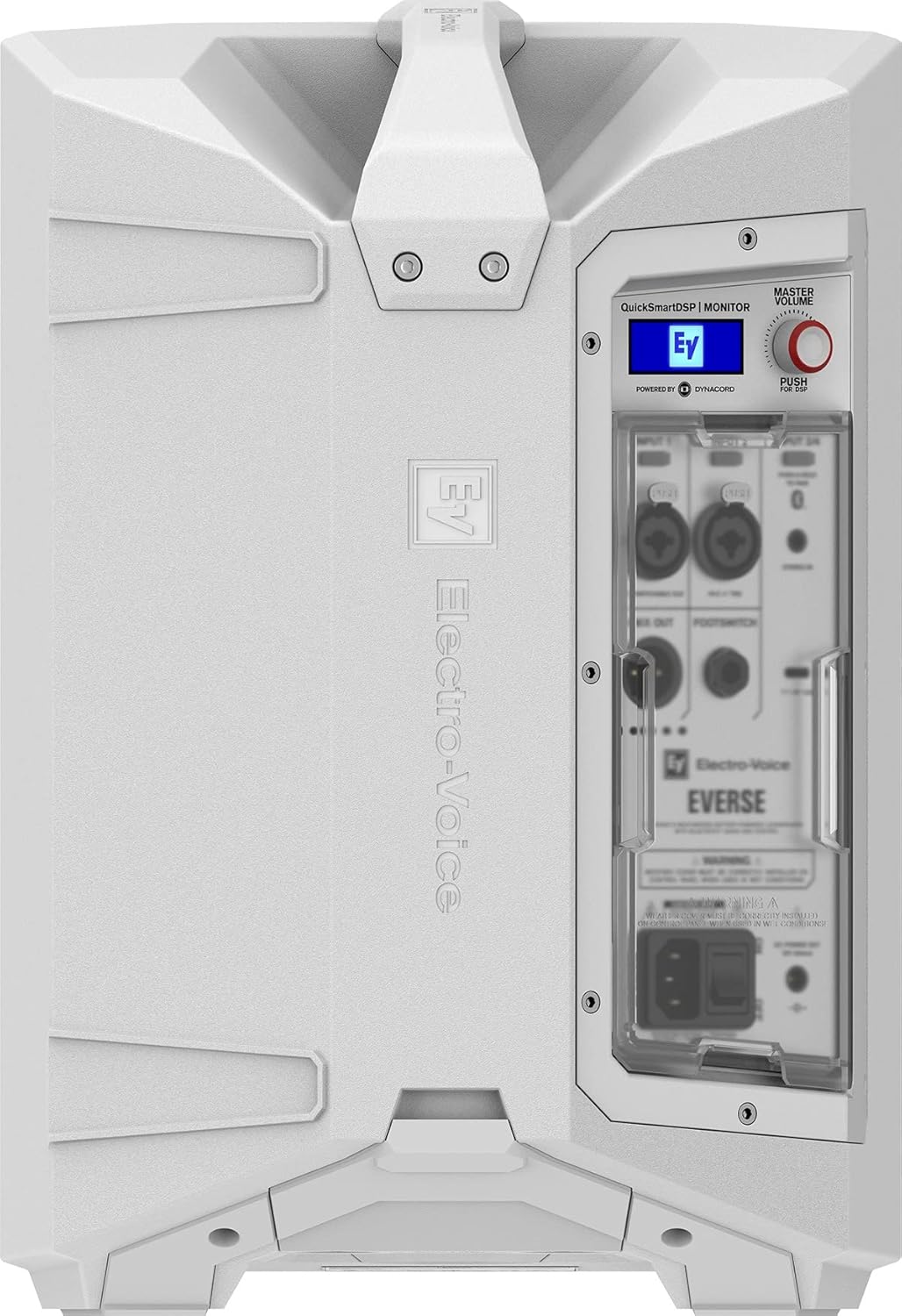 Electro-Voice EVERSE 8 8" 2-Way Battery Powered Loudspeaker with Bluetooth, Automatic Feedback Suppression, and Music Ducking, White