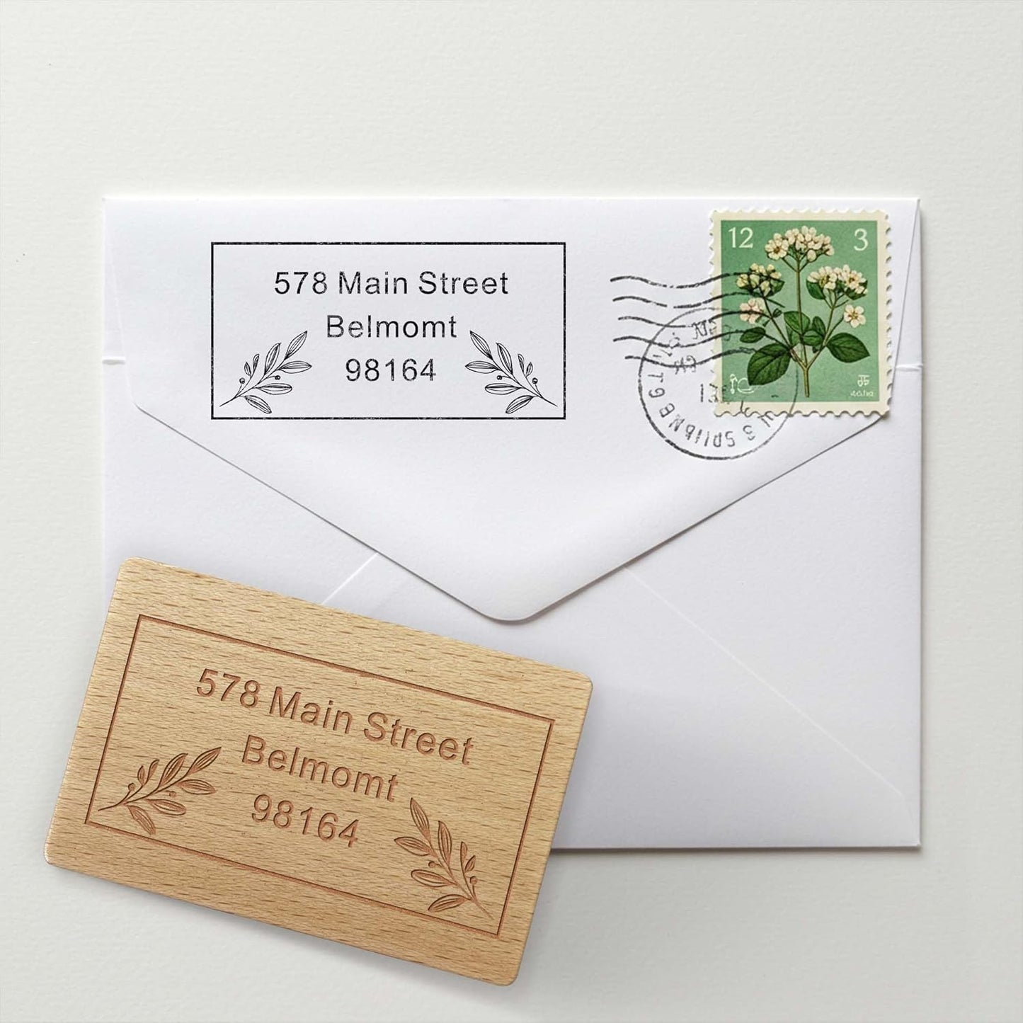 Custom Logo Stamp - Personalized Rubber Stamp - Multiple Size Options Available - Upload Your Logo (3"x4")