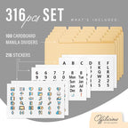 Index Card Dividers 3x5" — 100 Pcs of Cardboard Alphabet Dividers - Image 2