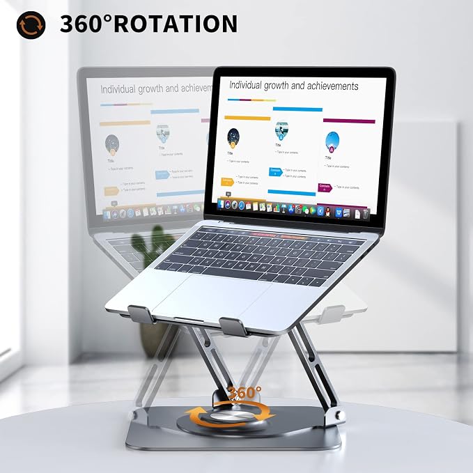 JOYEKY Laptop Stand for Desk, Adjustable Computer Stand - Image 2