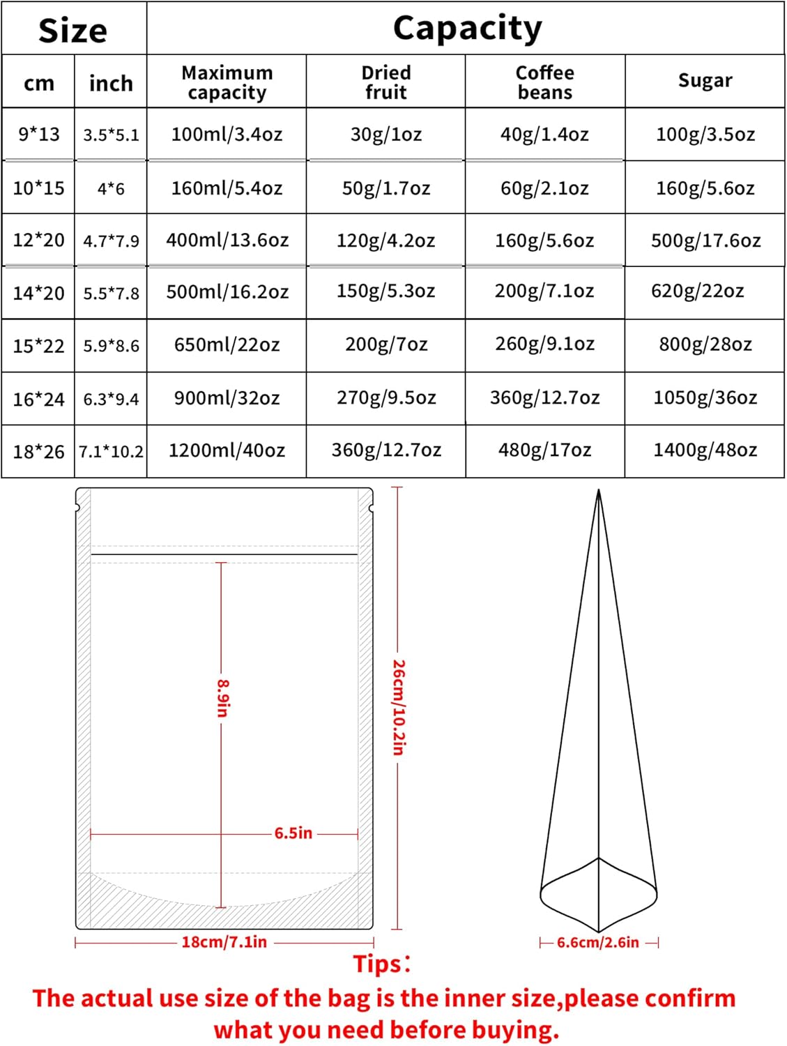 FireKylin 100 Pack Smell Proof Bags 7.1" x 10.2", Resealable Bags with Matte Window, Foil Pouch Stand Up Sealable Bags for Packaging（Blue）
