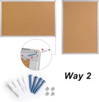 2-Pack Cork Board Bulletin Board 20 x 30 Inches, Office Board - Image 7
