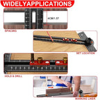 29 Inch Woodworking T Square Ruler, Aluminum Alloy, Adjustable Angle 15-165° - Image 7