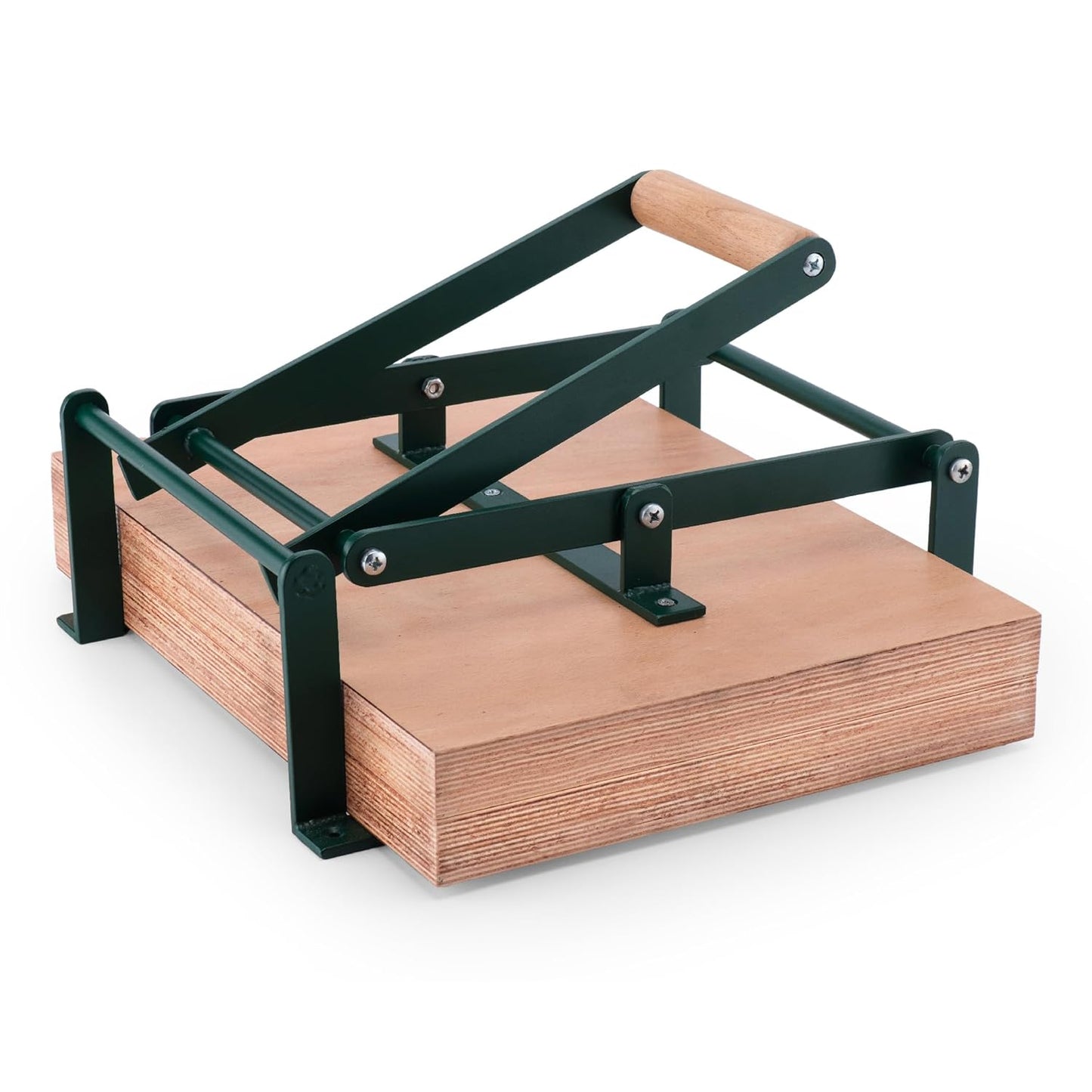 Linocut Printing Hand Lever Press Machine, Lino Cuts, Cutting Printing, Linoleum Blocks Printmaking, Rubber Roller Green Blue Crafts Supplies Tools Kit Print Maker Woodblock Ink (GREEN, A3)