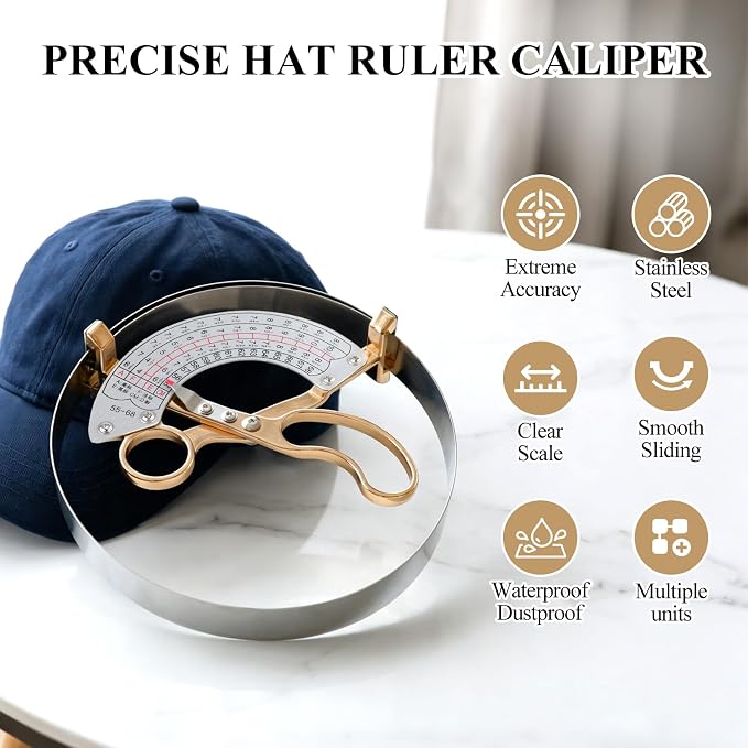 Hat Ruler Measuring Tool Practice Scale Accurate - Image 2