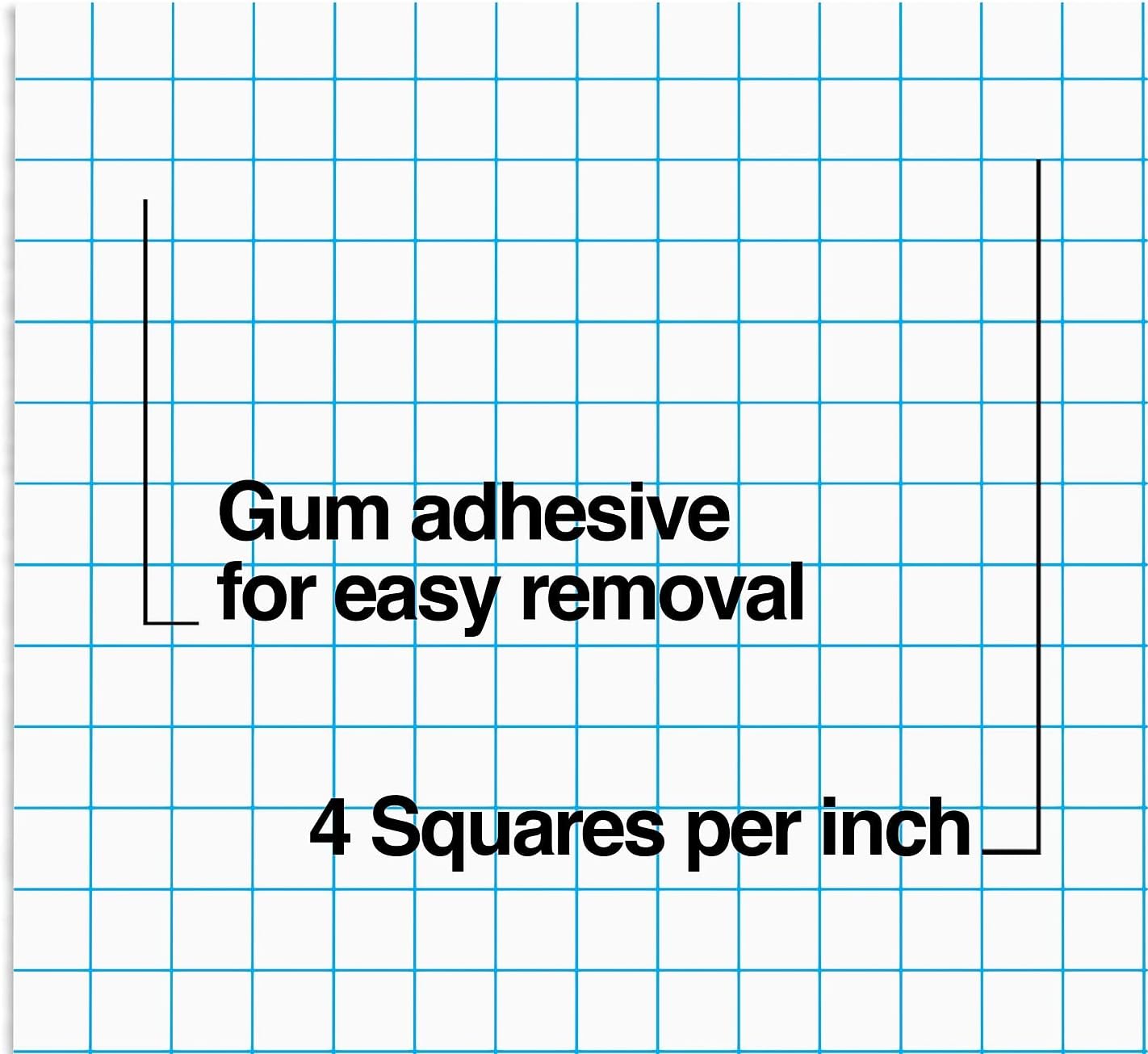 Staples 412593 Graph Pads 8.5-Inch x 11-Inch Graph White 50 Sh./Pad 6 Pads/PK