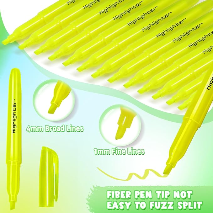 120 Pieces Highlighter Bulk Assorted Colors Highlighter Markers Chisel Tip - Image 2