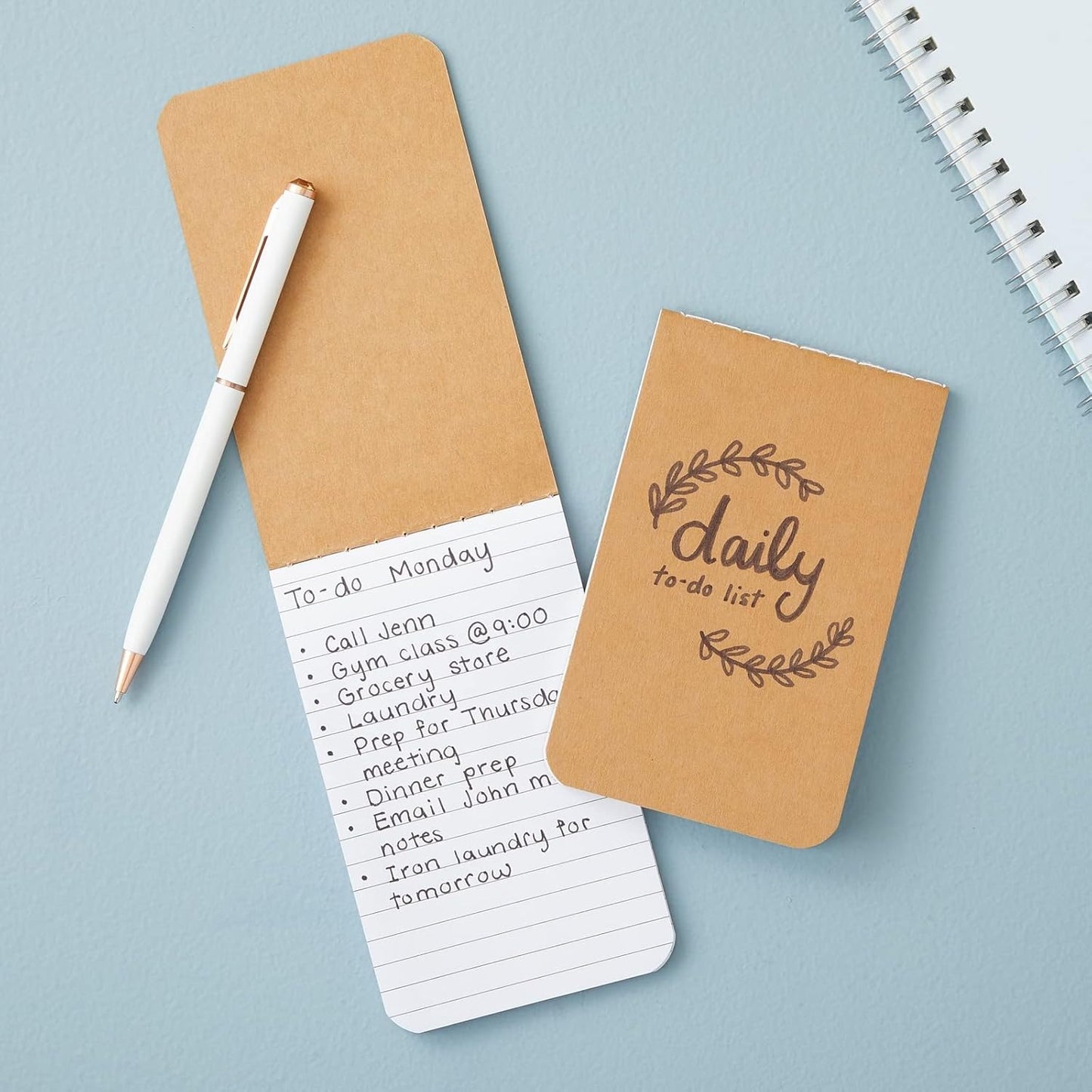 Paper Junkie Pocket Notebook - 12-Pack, 2.7 x 4.5 In, Brown Kraft Cover - Composition Book for School & Office - Travel Journal with Top-Sewn Flat-Lay Binding