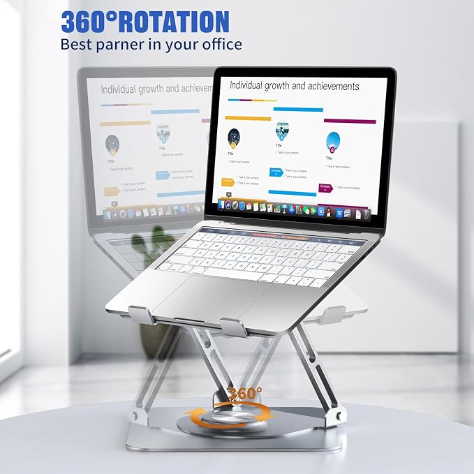 JOYEKY Laptop Stand for Desk, Adjustable Computer Stand - Image 2