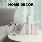 Marble Book Ends for Heavy Books, Decorative Bookends for Shelves, Durable and - Image 5