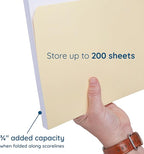 100 Blue Summit Supplies Heavy Duty File Folders Letter Size - Image 3