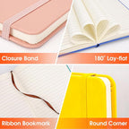 16 Pack Lined Journal Notebook for Work, 136 Pages, Medium 5.5" x 8.3" - Image 4