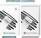 MaxGear Glass Whiteboard Wall Mounted, Frameless Magnetic Dry Erase Board - Image 3