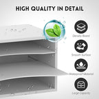 SUPEASY Wood Desk Organizer, 3 Tier Paper File Organizer - Image 5