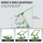 JOYEKY Laptop Stand for Desk, Adjustable Computer Stand - Image 3