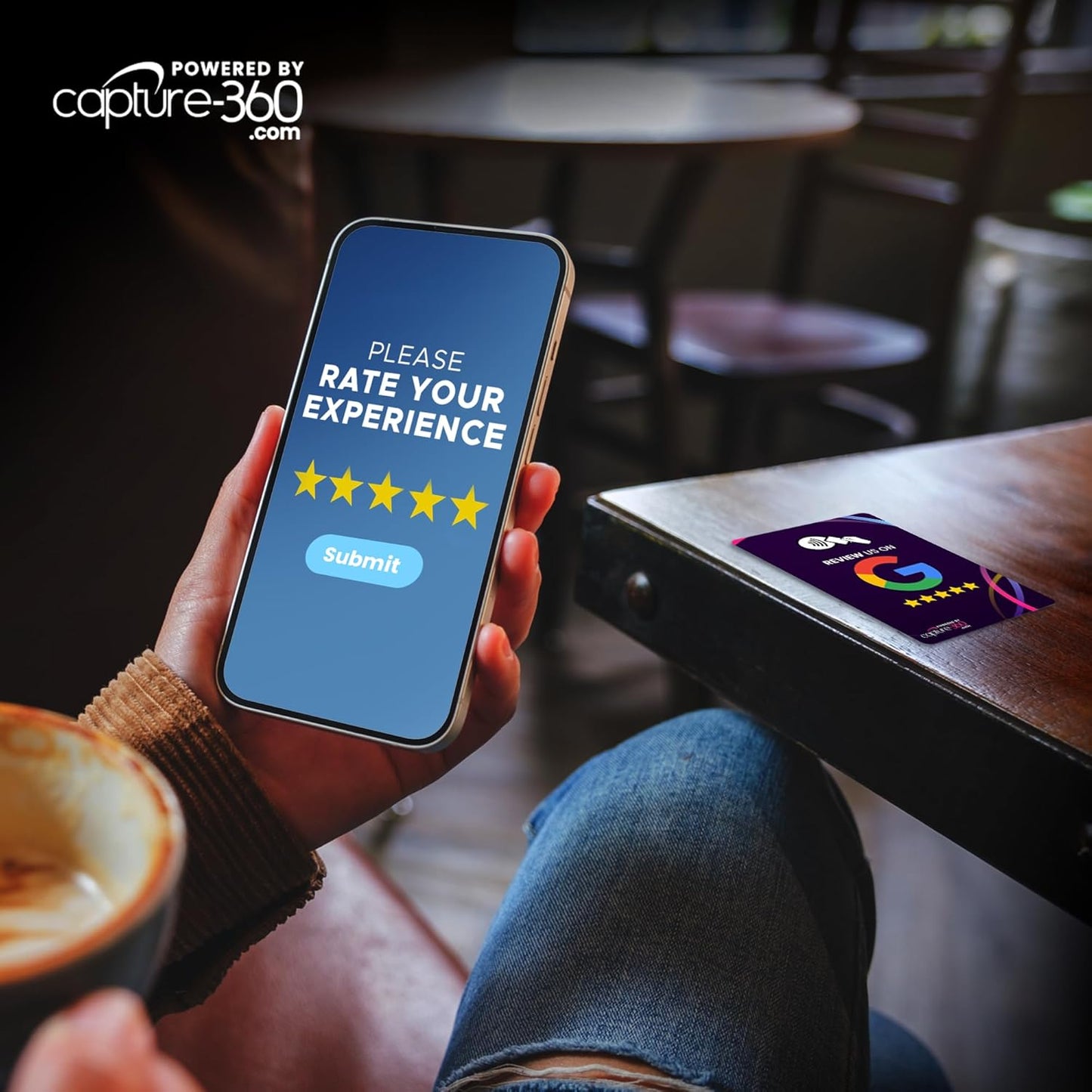 NFC Business Google Review Tap Card, Contactless, Enhances SEO, Saves Time, User-Friendly, Reusable, Boosts Online Presence & Encourages Business Feedback (Purple, 3-Pack Google Cards)