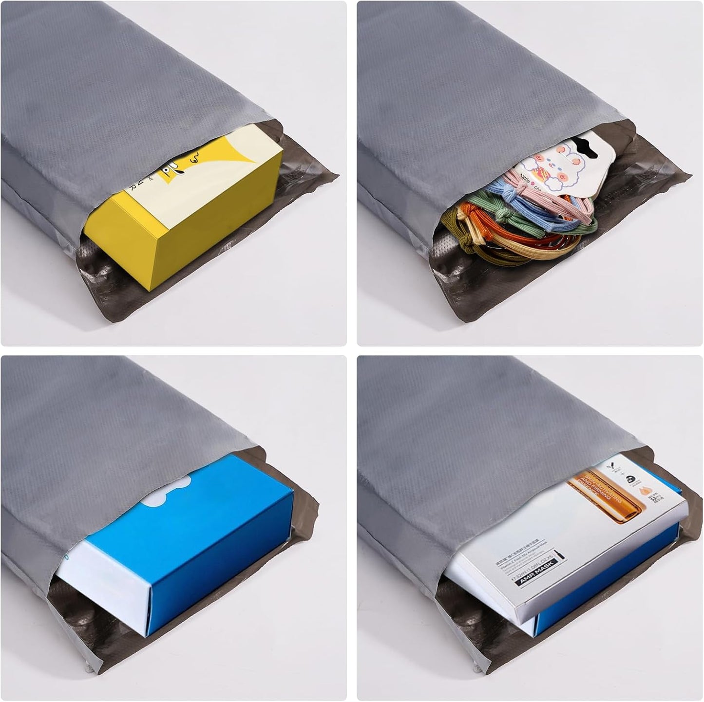 Dasen 100pc Poly Mailers 6x9 Inches,Shipping Envelopes Self Seal Mailers Bags Waterproof and Tear-Proof Packaging Bags, Shipping Bags for Clothing