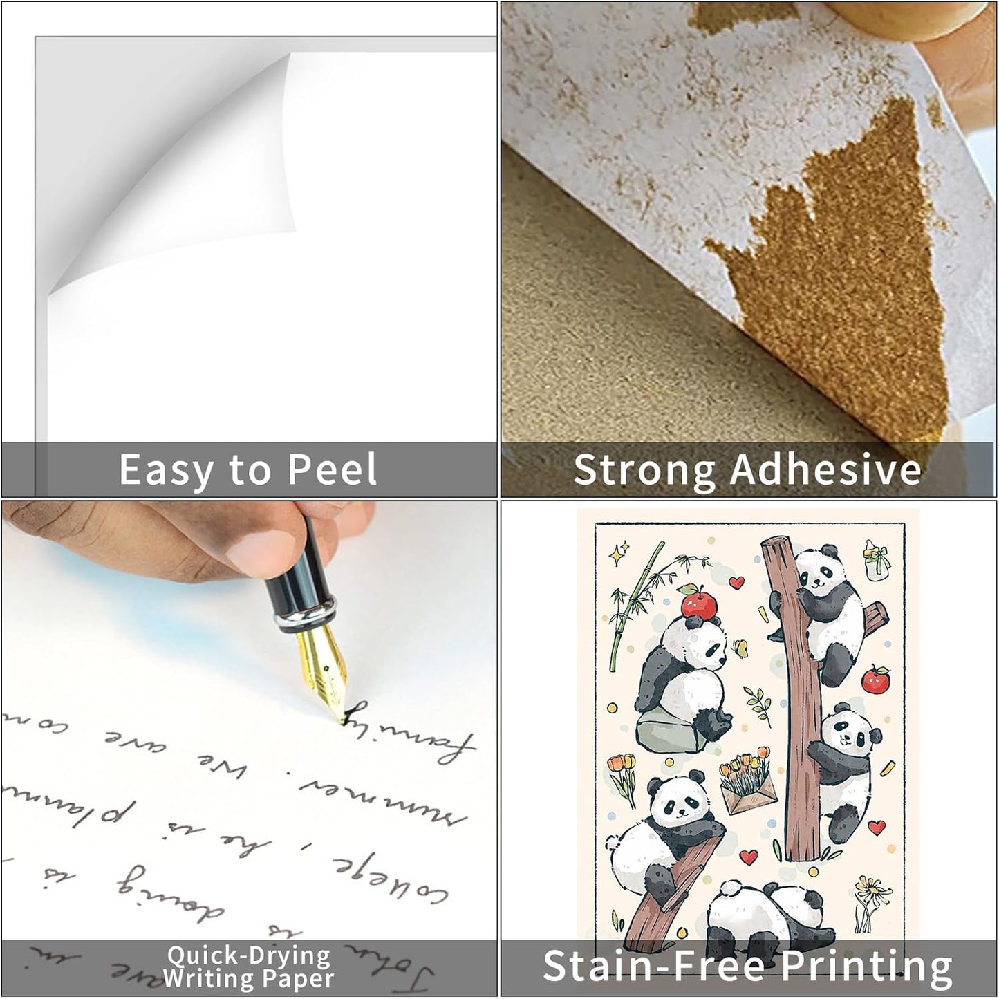8.5" x 11" Full Sheet Label Sticker Paper for Laser & Inkjet Printers,Self Adhesive Full Page Shipping Labels,Printable White Matte Mailing Label Stickers(1800 Sheets,1800 Labels)