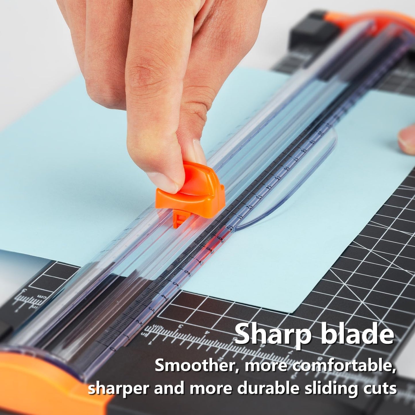Paper Cutter Replacement Blade for Paper, Cardstock, Photo, Vinyl with Safeguard Design for A4/A5 Paper Trimmer (6 Pack), Worklion