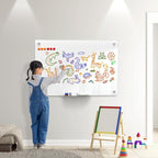 MaxGear Glass Whiteboard Wall Mounted, Frameless Magnetic Dry Erase Board - Image 8