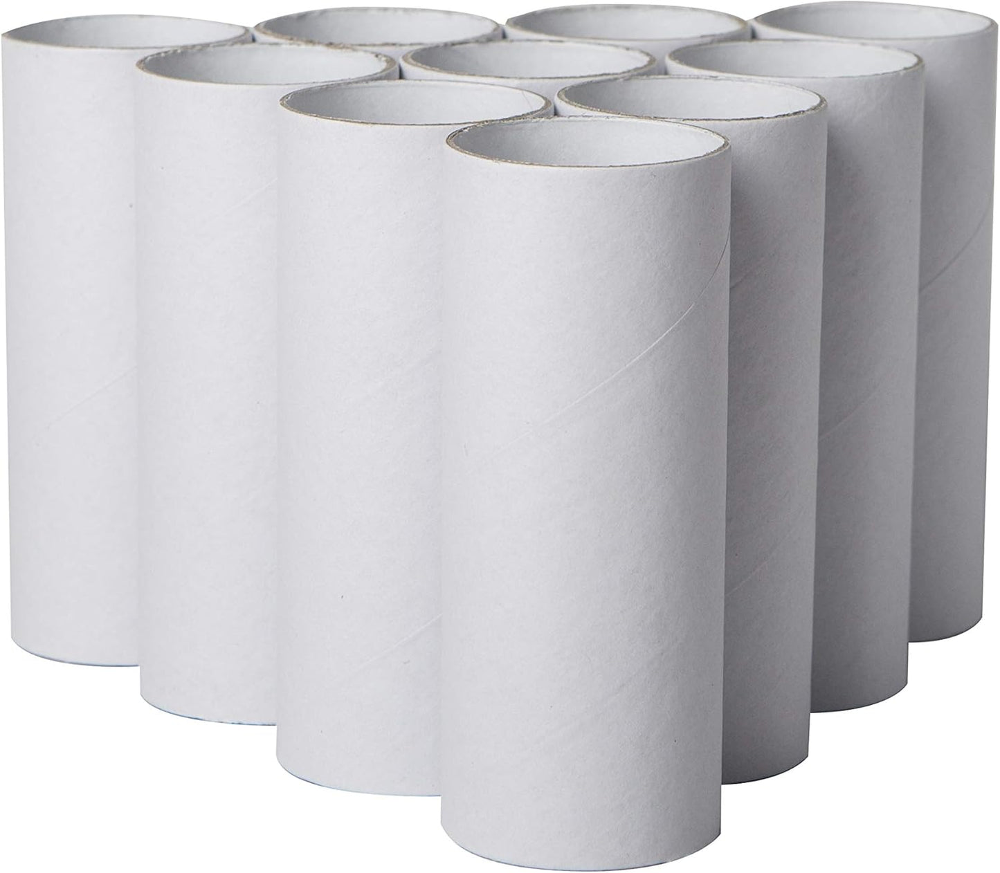 30 Pack Craft Rolls - Thick Cardboard Tubes for Crafts - Round Cardboard Tubes - Craft Tubes - Craft Round Tubes - Paper Tube for Arts & Crafts - 1.57 x 3.9 Inches - White
