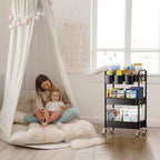 YASONIC 3 Tier Rolling Cart - Image 7