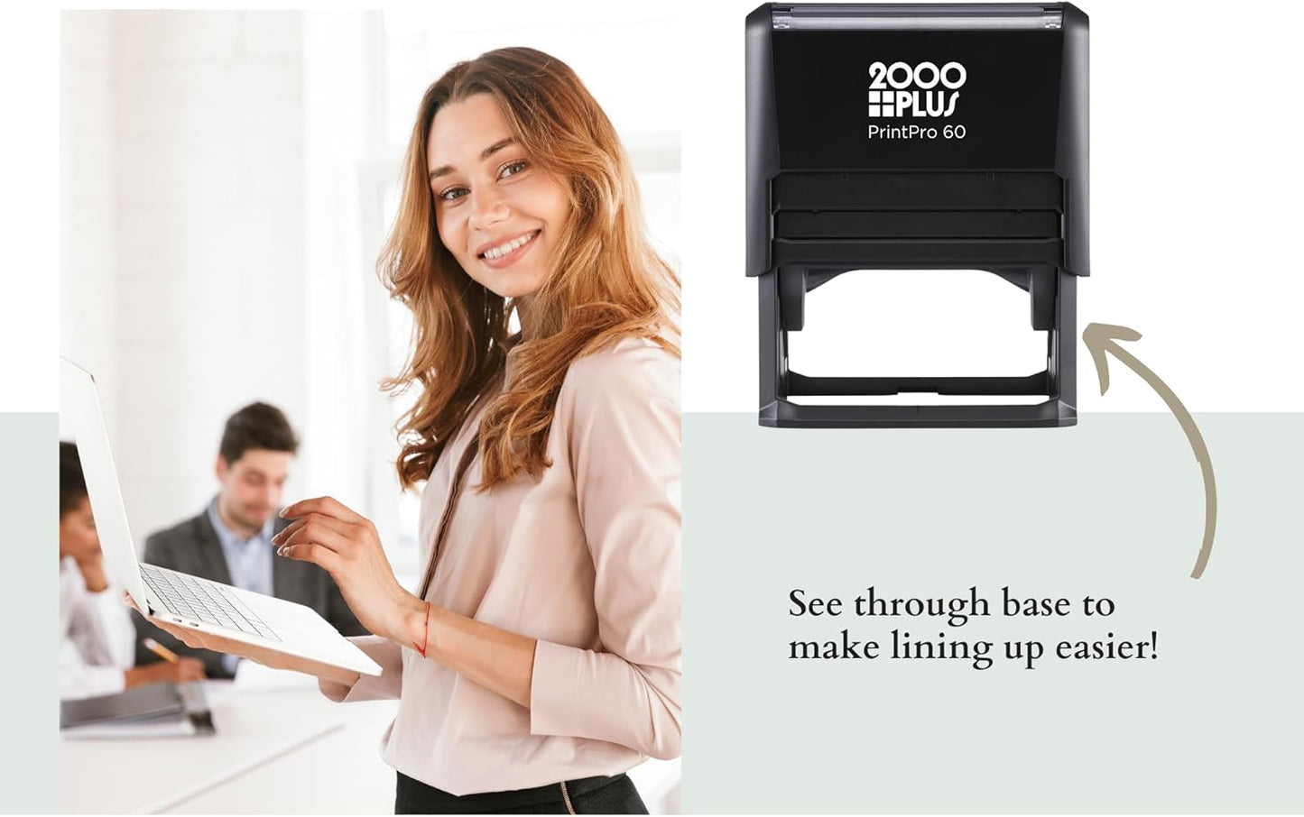Custom Bank Endorsement Self-Inking Rubber Stamp - Your Text up to 6 Lines - 5 Color Choices