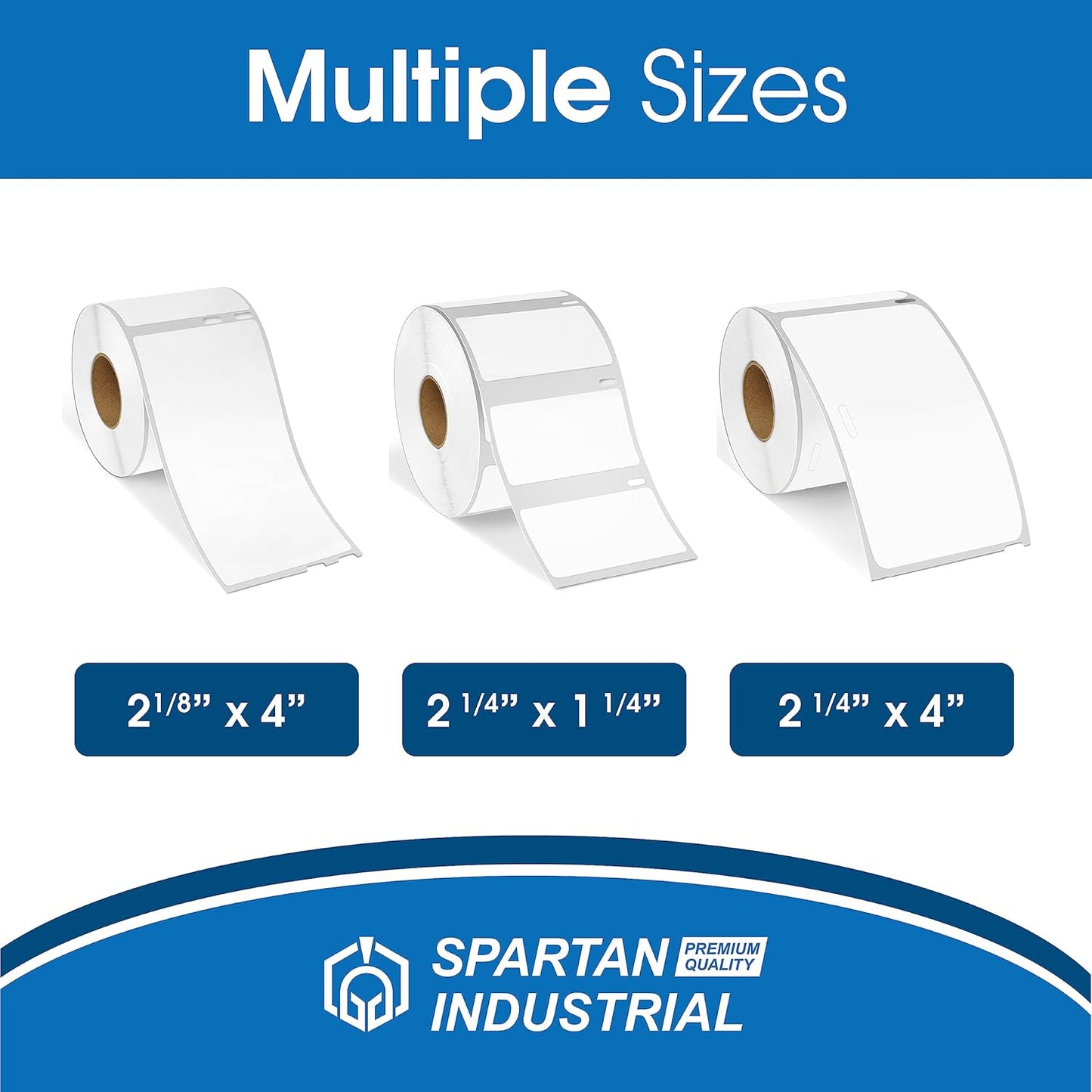 Spartan Industrial - Compatible Labels Replacement for DYMO 30334-2-1/4" X 1-1/4” Barcode UPC Labels (10 Pack)