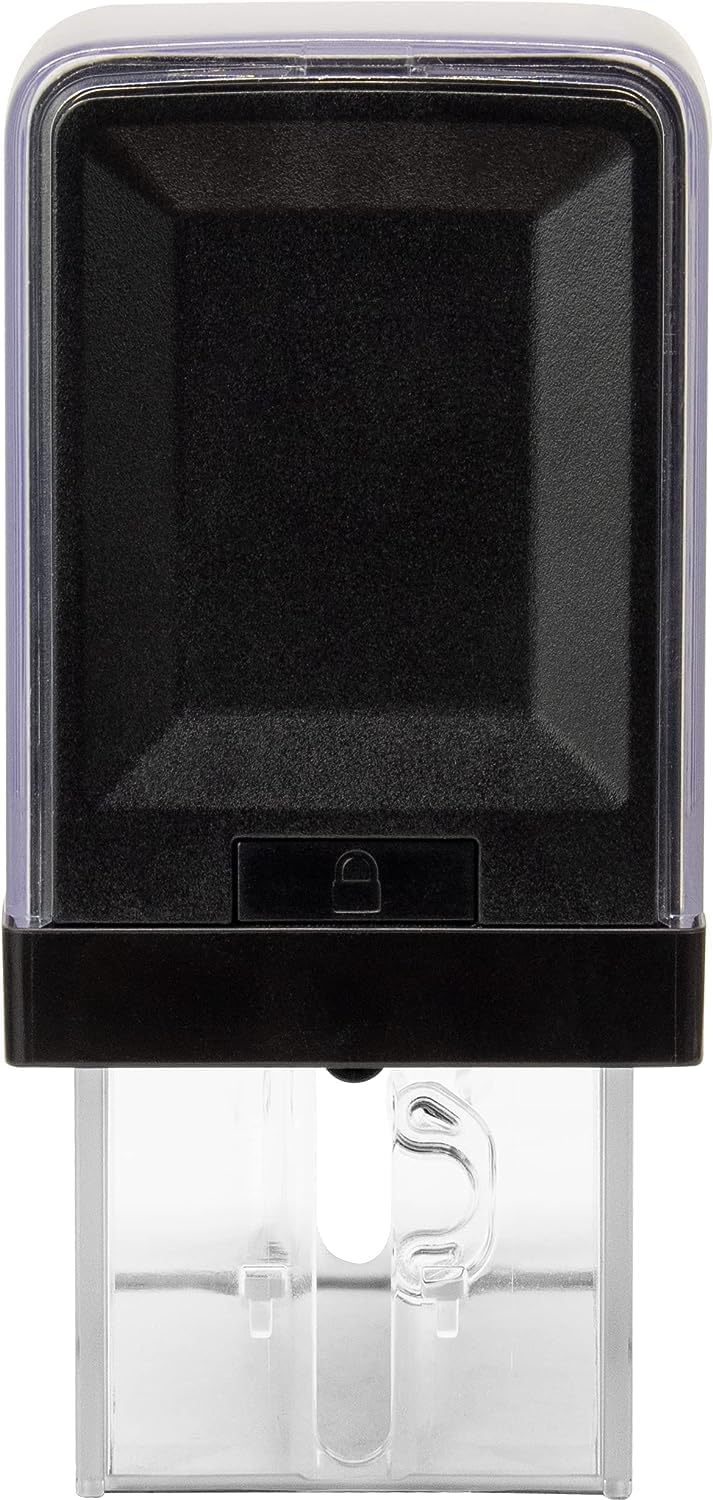 COLOP Small Size Self Inking Custom Signature Stamp - Choose from 15 Ink Colors