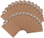 Clipboards, PANDRI 26 Pack Hardboard Office Clipboards, Low Profile Clip by PANDRI