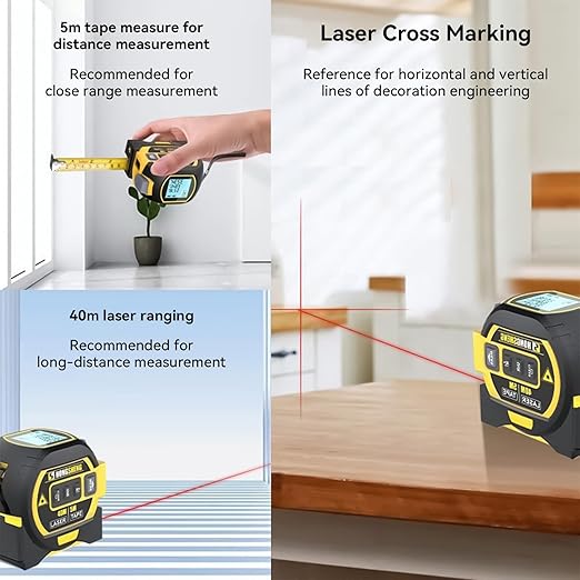 The Ruler 3-in-1 Measuring Tape, Tools Tape Measure, 3-in-1 Rangefinder - Image 5