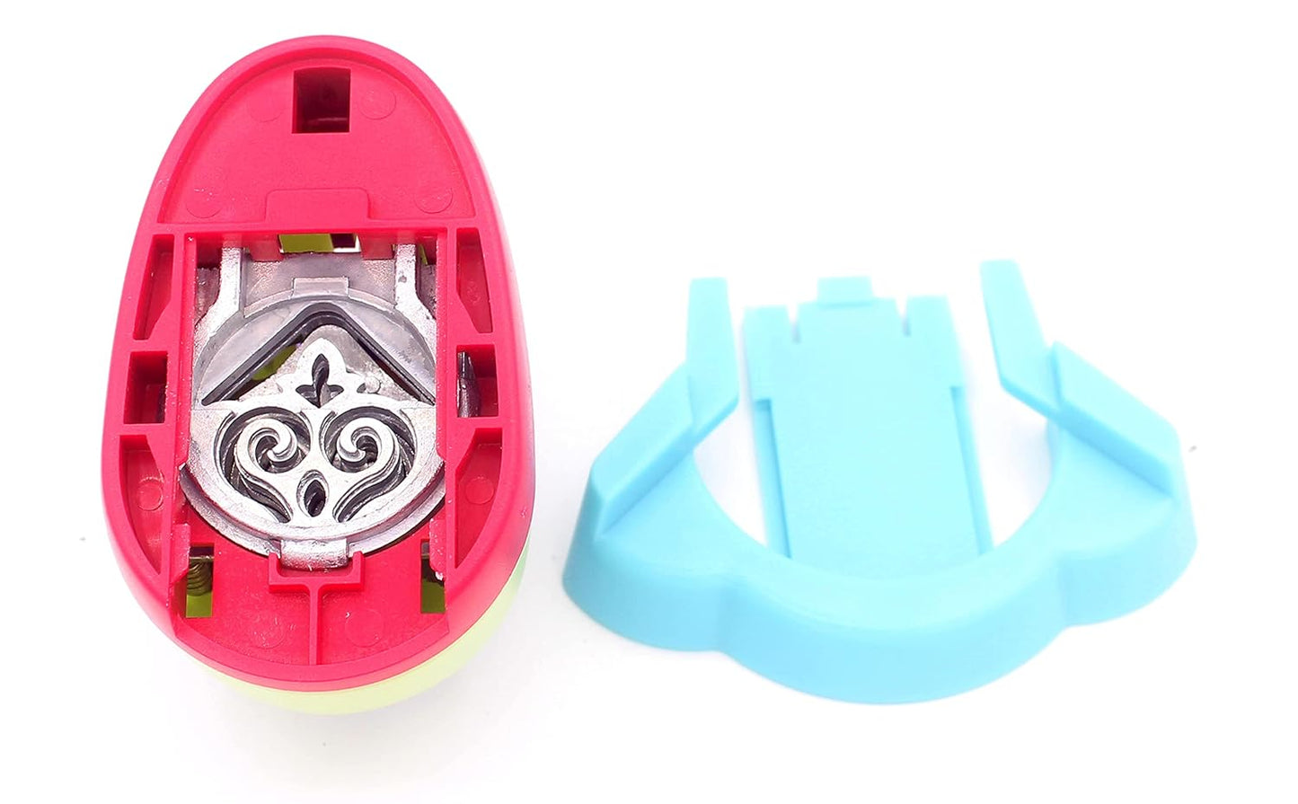 Kucaaa Craft Lever Corner Punch Eambossing Puncher Fancy Corner Punch Hollow Right-Angle Handmade Scrapbooking Embossing Punch (Flame Pattern)