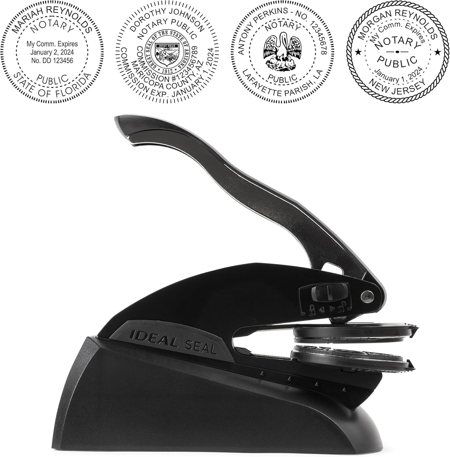 Rhode Island Round Notary Embosser | Official State Embosser | Official Seals | Meets State Specifications (Rhode Island, Round Embosser)