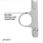 Gingher 4.5" Spring-Action Knife-Edge Thread Nippers, Stainless Steel Shears - Image 4