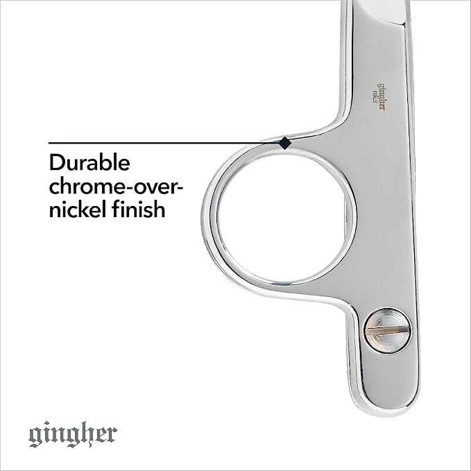 Gingher 4.5" Spring-Action Knife-Edge Thread Nippers, Stainless Steel Shears - Image 4