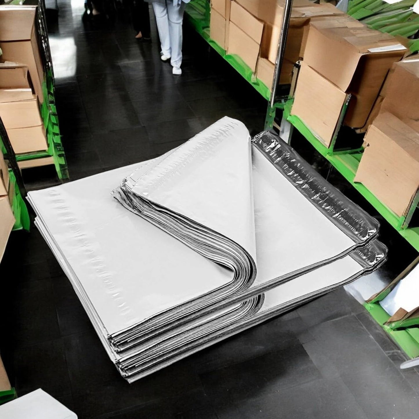 iMBAPrice 200 9x12 White Poly MAILERS ENVELOPES Bags 9 x 12