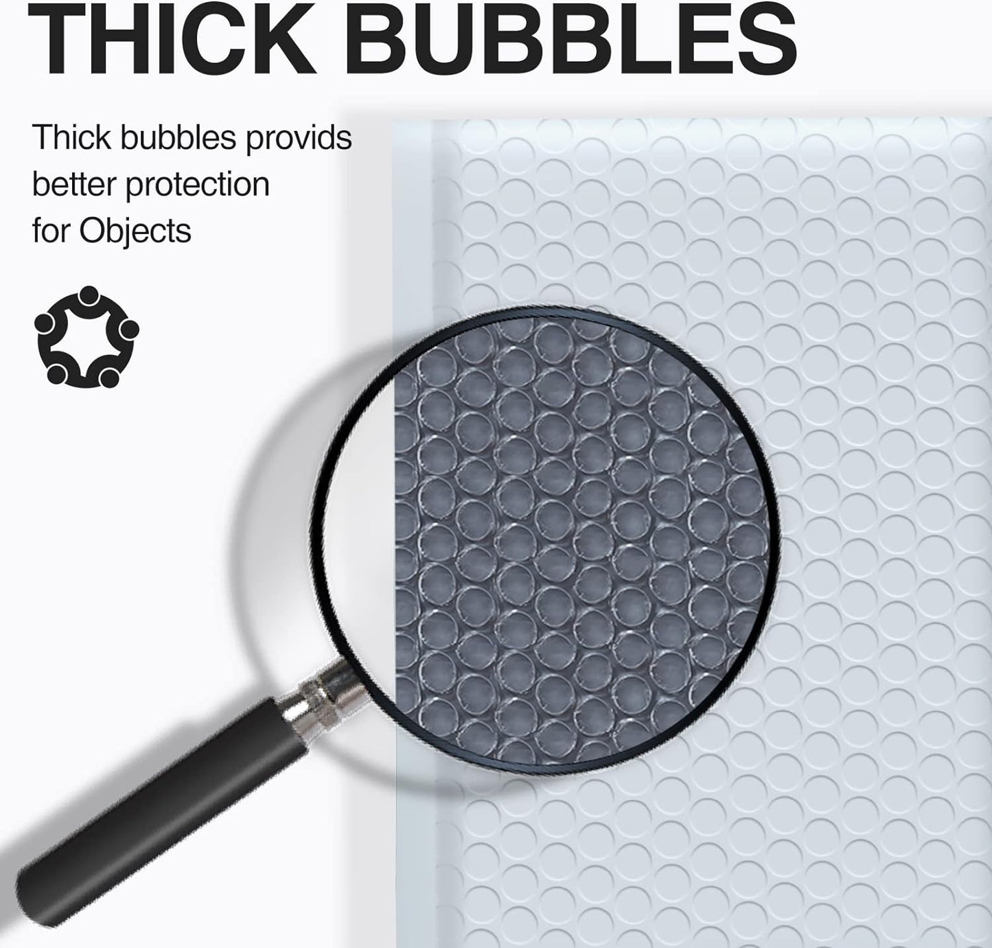 UCGOU Bubble Mailers 8.5x12 Inch White 25 Pack Usable Size 8.5x11 Poly Padded Envelopes #2 Medium Mailing Opaque Packaging Postal Self Seal Waterproof Boutique Shipping Bags for Clothes Makeup