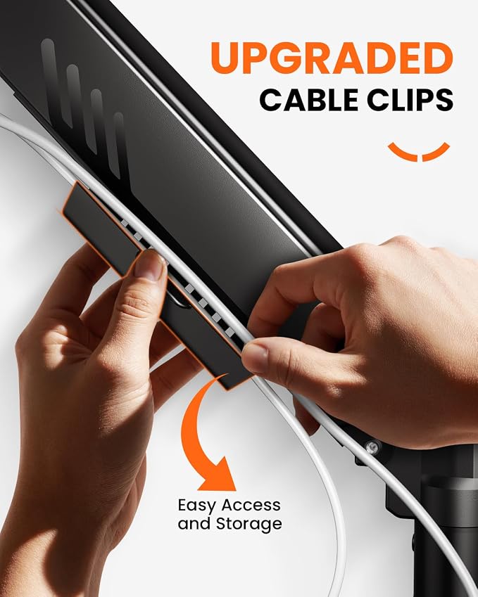 ErGear Dual Monitor Stand, Stacked Monitor Mount - Image 6