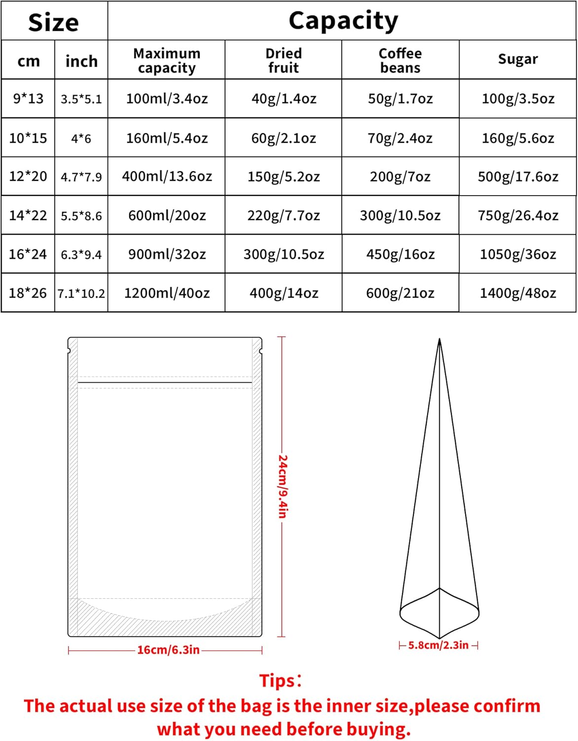 100 Pack Resealable Stand Up Bags,6.3" x 9.4" Smell Proof Pouch Sealable Foil Pouch Bags for Packaging (Blue)