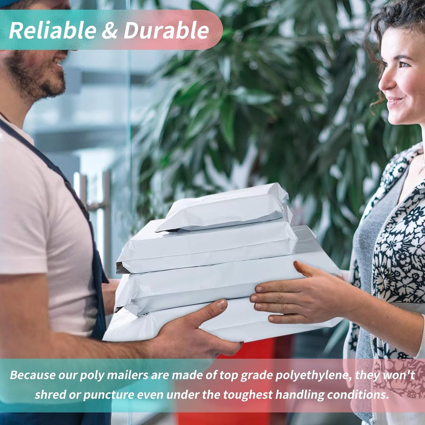 10" x 13" Poly Mailers Shipping Mailing Envelopes Bags, Envelopes Shipping Bags Self Sealing 2.5Mil (2000 Bags)